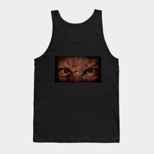 Horror Evil Face Halloween Tank Top